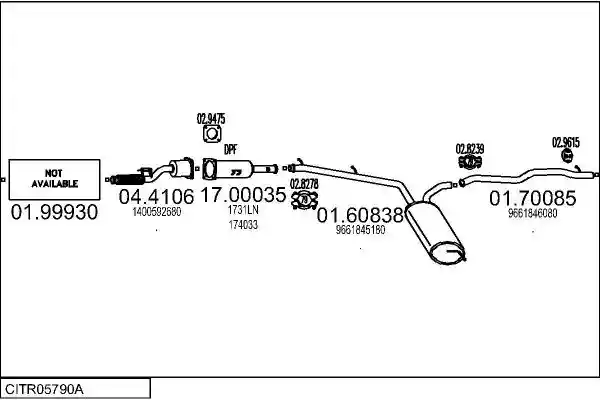 MTS CITR05790A020038