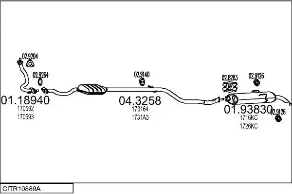 MTS CITR10889A005616