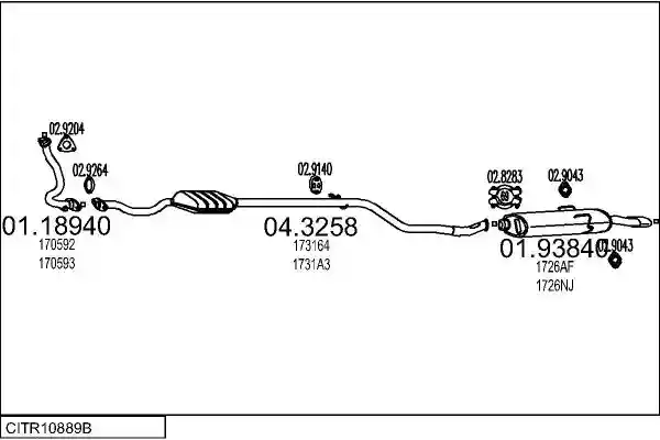 MTS CITR10889B005616