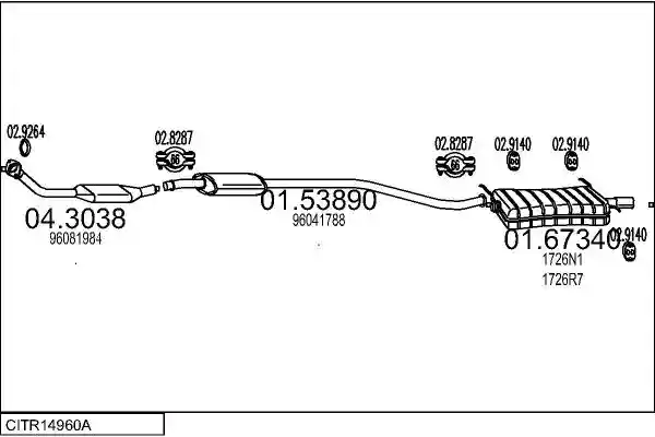 MTS CITR14960A031154