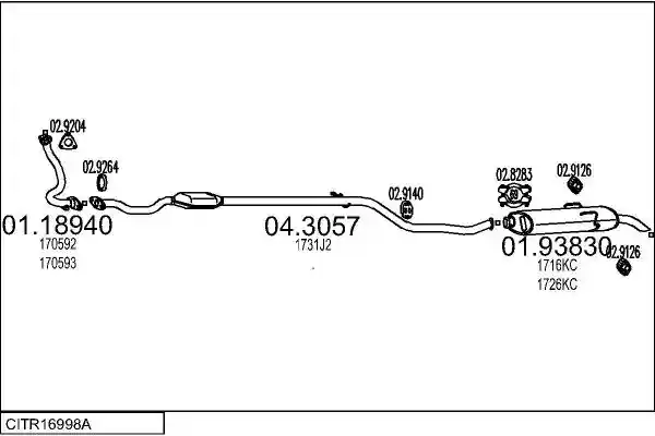 MTS CITR16998A129851