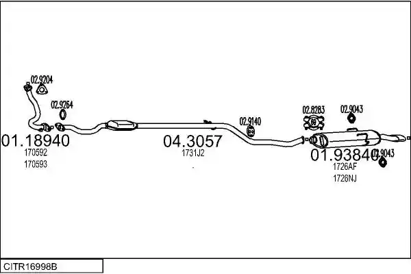 MTS CITR16998B129851