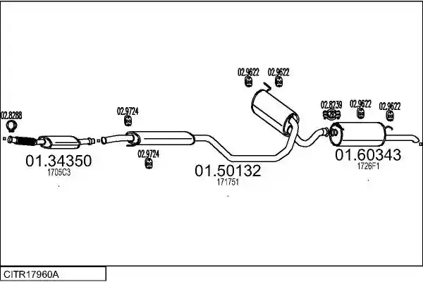 MTS CITR17960A004043