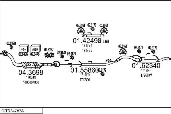 MTS CITR34787A134080