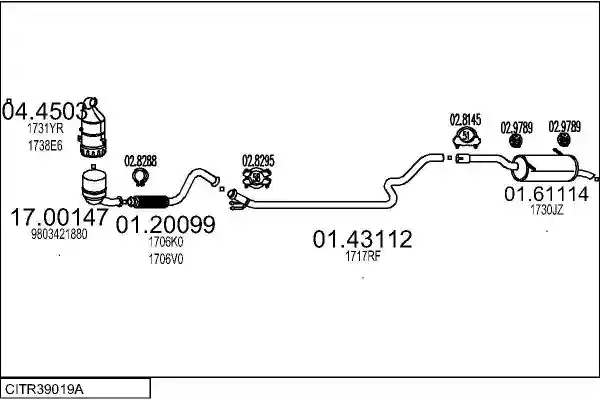 MTS CITR39019A056262