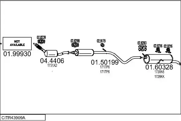 MTS CITR43909A018334