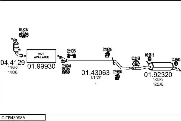 MTS CITR43998A132719