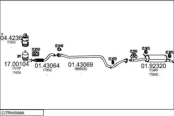 MTS CITR44998A132719