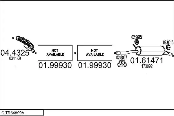 MTS CITR54899A018460