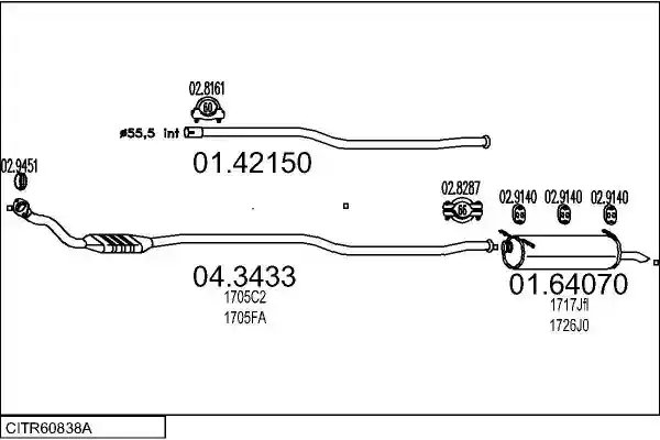 MTS CITR60838A004029