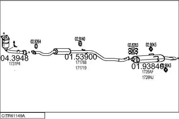 MTS CITR61149A018496