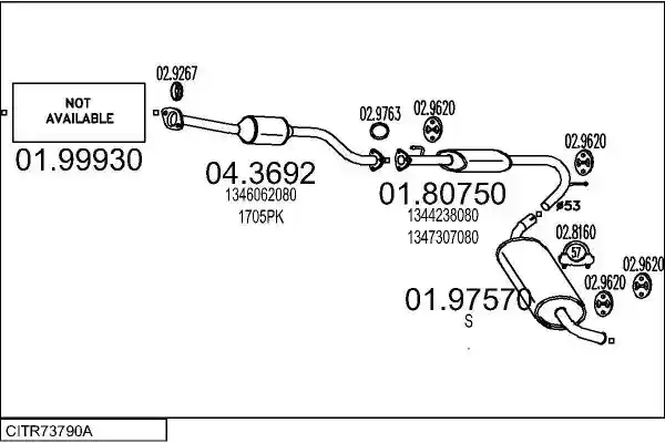 MTS CITR73790A016665