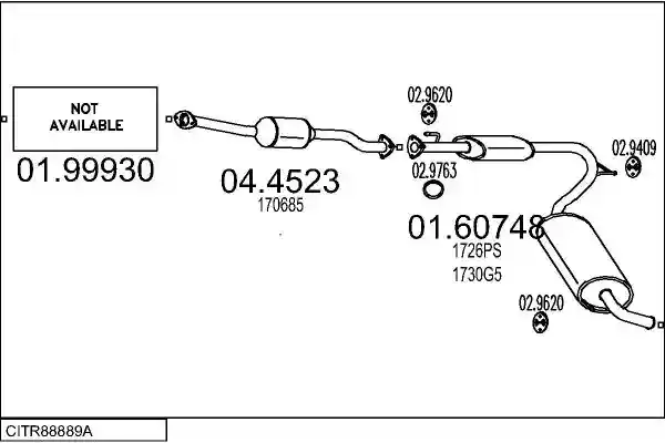 MTS CITR88889A016762