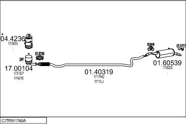 MTS CITR91780A026625