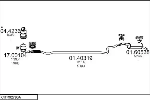 MTS CITR92780A026625