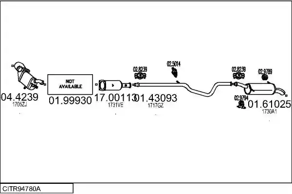 MTS CITR94780A019750