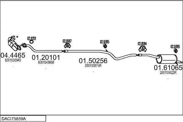 MTS DACI75859A019899
