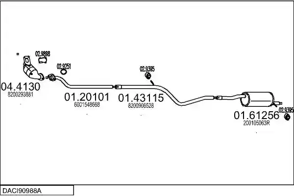 MTS DACI90988A124722