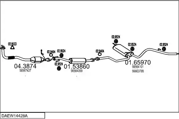 MTS DAEW14428A033216