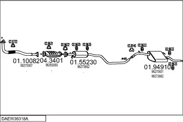 MTS DAEW36318A128997