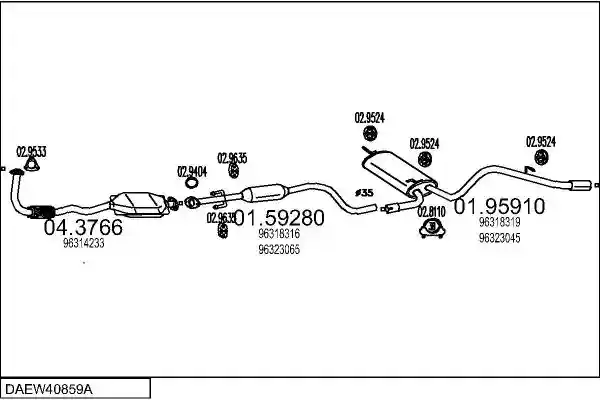 MTS DAEW40859A010005