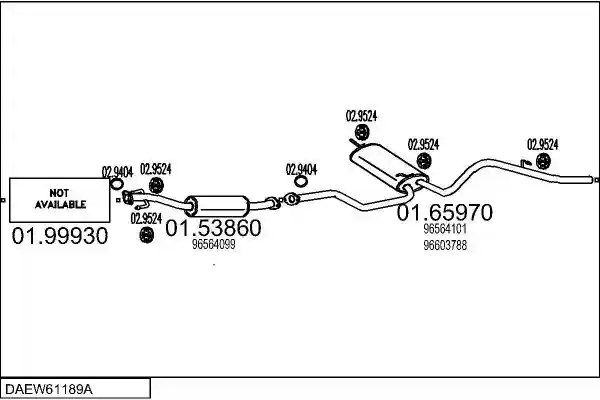 MTS DAEW61189A017234