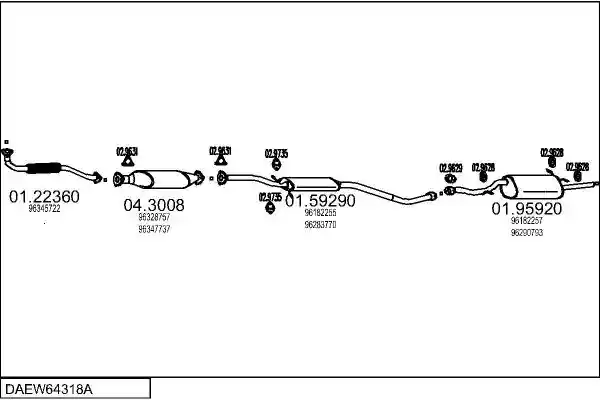 MTS DAEW64318A014138