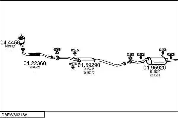 MTS DAEW80318A009031