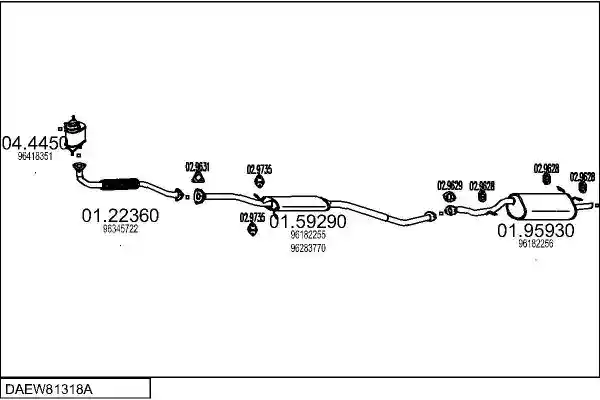 MTS DAEW81318A009030