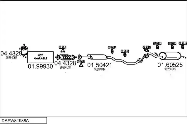 MTS DAEW81988A019435