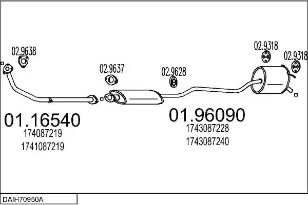 MTS DAIH70950A004343