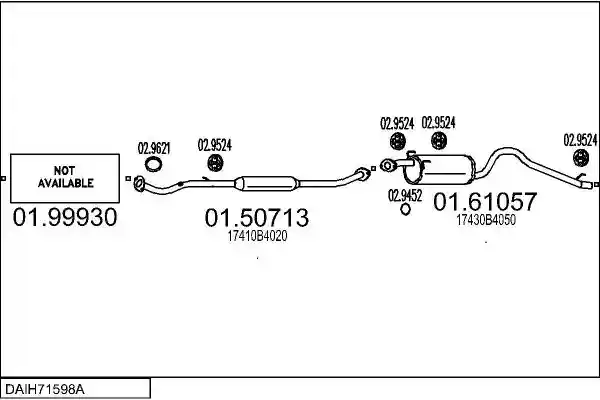 MTS DAIH71598A116155