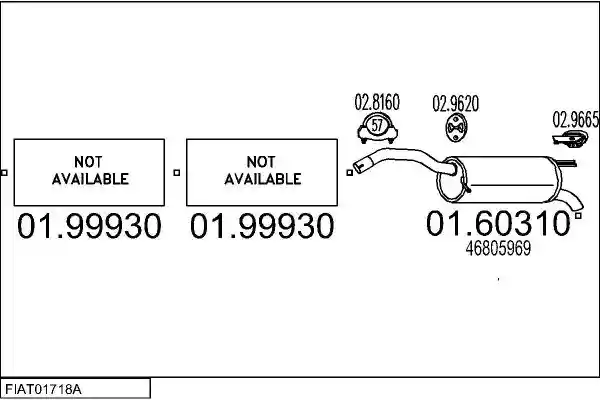 MTS FIAT01718A030950