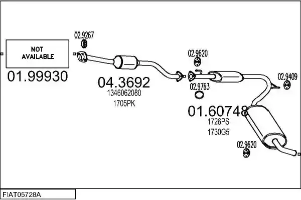 MTS FIAT05728A019313