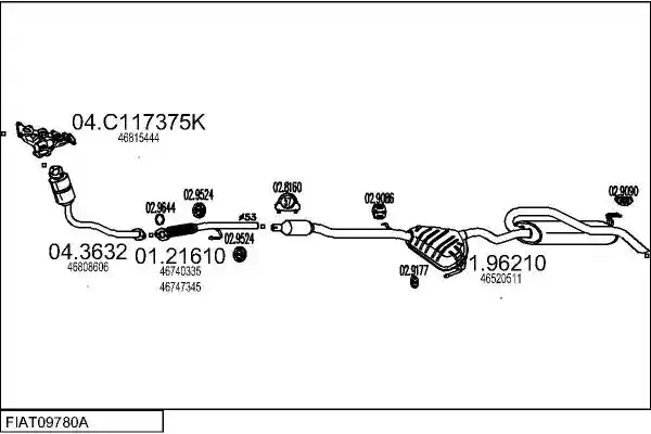 MTS FIAT09780A005568