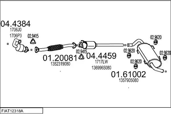 MTS FIAT12318A019980