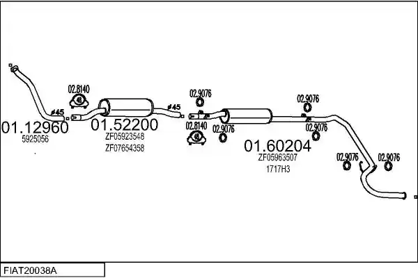MTS FIAT20038A059717