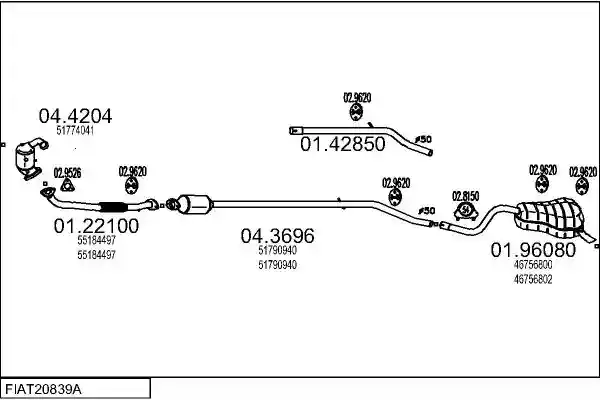 MTS FIAT20839A017842
