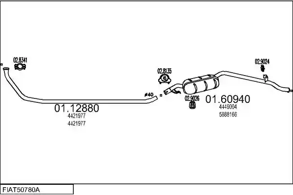 MTS FIAT50780A002552