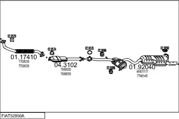 MTS FIAT52950A003805