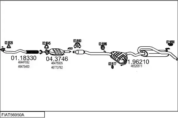 MTS FIAT56950A010582