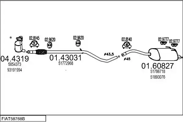 MTS FIAT58768B023177