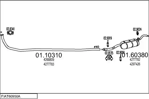 MTS FIAT60950A002543