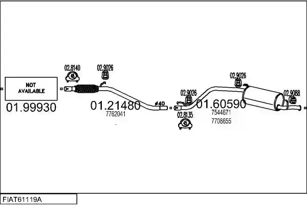 MTS FIAT61119A002558