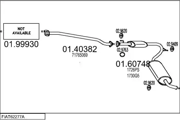 MTS FIAT62277A019313