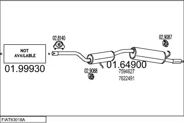 MTS FIAT63018A009170