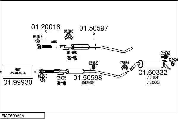 MTS FIAT69059A022546