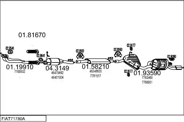 MTS FIAT71780A004760