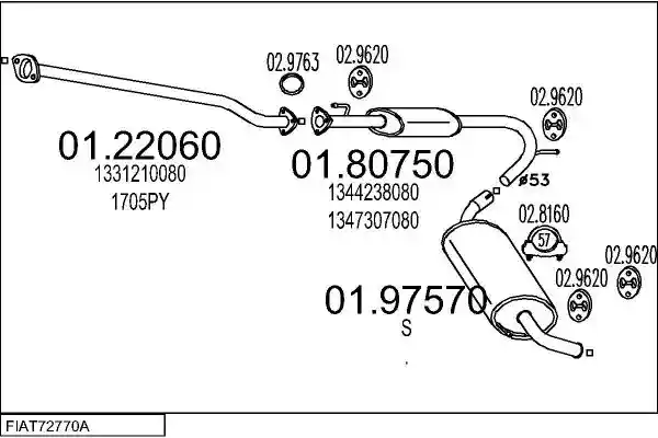 MTS FIAT72770A016651