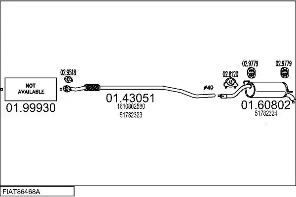 MTS FIAT86468A026003